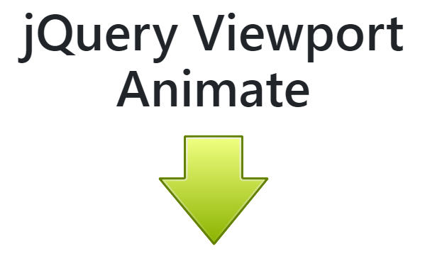 jQuery viewport-animate